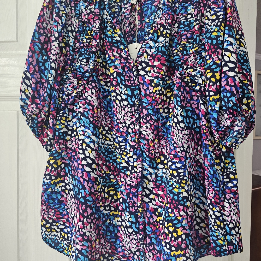 Umgee Multicolor Printed Blouse